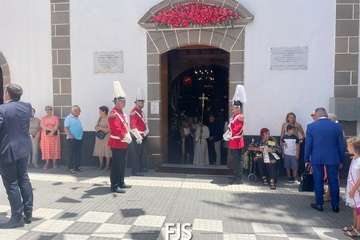 Telde rinde tributo a San Lorenzo en la capital grancanaria/Francisco Javier Santana.